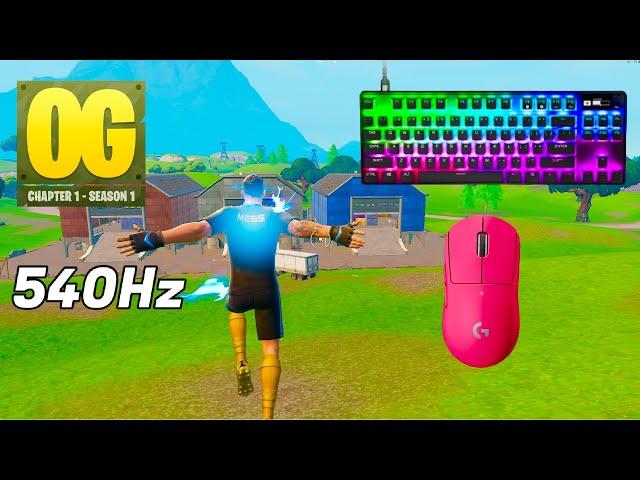 SteelSeries Apex Pro TKL ASMR  Fortnite OG Solo Gameplay  Satisfying Keyboard Fortnite 360 FPS 4K