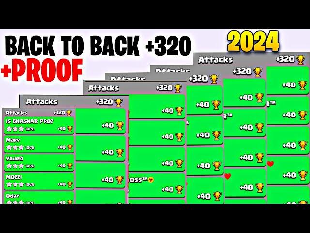 +320 BACK TO BACK MY LIVE LEGEND LEAGUE HITS CLASH OF CLANS