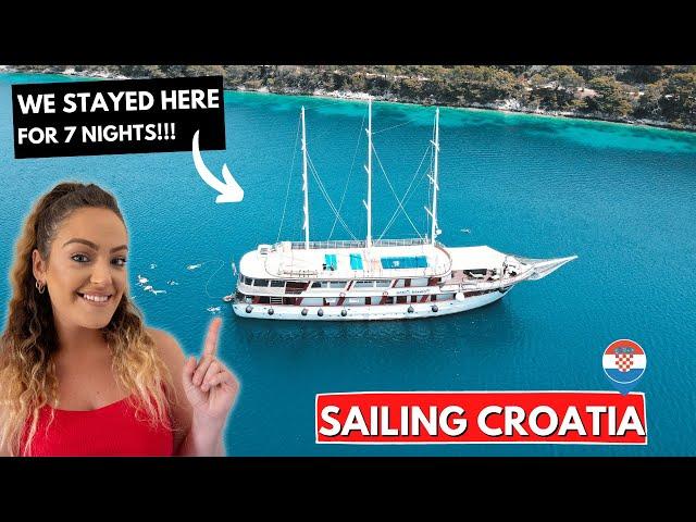 THIS is our Sailboat (One Week Sailing Croatia) Full Boat Tour Day 1 Split - Makarska