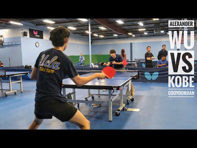 Alex Wu (2316) vs Kobe Couyoumjian (2313) // Dr. Hong Shih Butterfly Open U2550 Quarterfinals