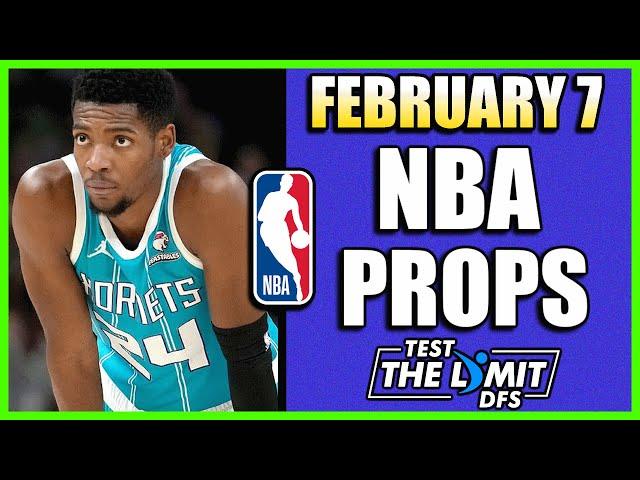 (2 25x!) Best NBA Player Prop Picks Today! | Wednesday 2/7/2024 | Prizepicks Props February 7