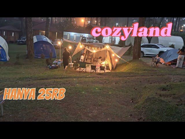 CAMPING DI COZYLAND CIKOLE |MURAH MERIAH DAPET SYAHDUNYA|ALLTREK ECLIPTA