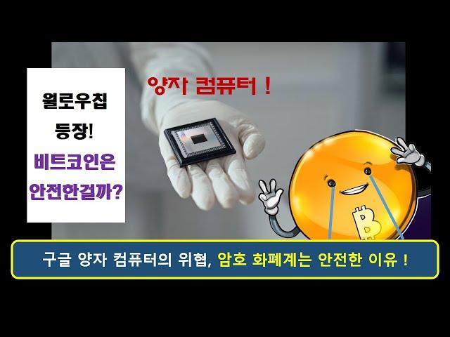 양자 컴퓨터 윌로우칩! 비트코인은 위험자산? 암호 화폐는 걱정 안해도 되는 이유