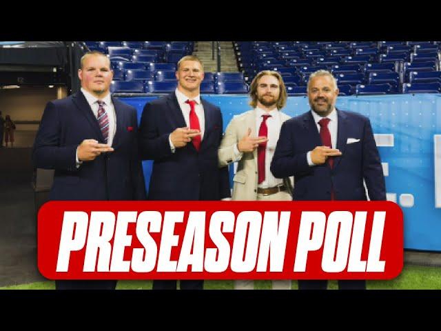 HuskerOnline reacts to Nebraska's ranking in the Big Ten preseason media poll I Nebraska Football