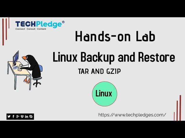 Hands-on Lab: Linux Backup and Restore Using TAR AND GZIP | Linux Admin Tutorial Module 5(Lab)