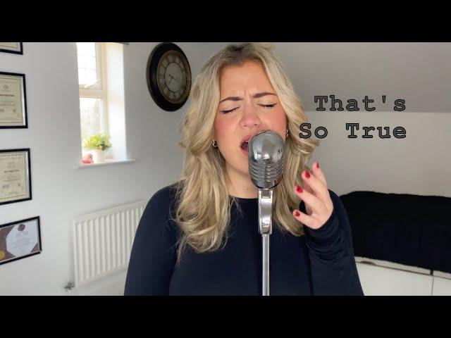 That's So True - Gracie Abrams (Jessica McWeeney Cover)