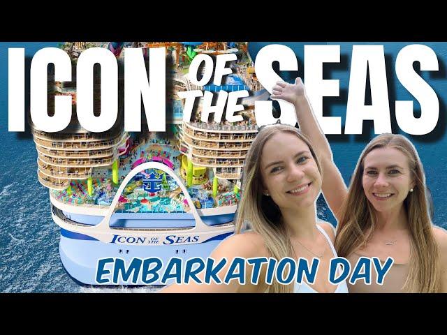 BOARDING THE LARGEST CRUISE SHIP IN THE WORLD | Icon of the Seas