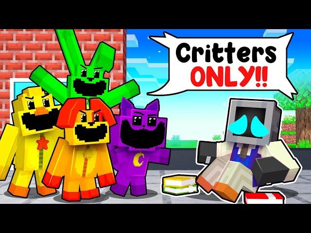 One TeeVee in SMILING CRITTER School in Minecraft!