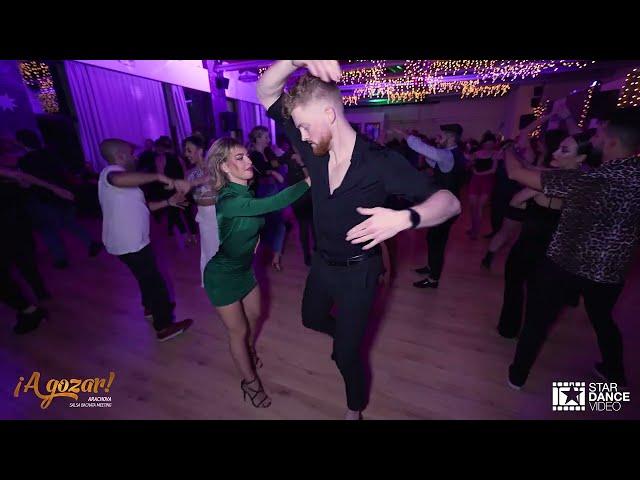 Bjørn Are Therkelsen & Elisa Bonardi ~ social dancing @ A Gozar Arachova Salsa Bachata Meeting