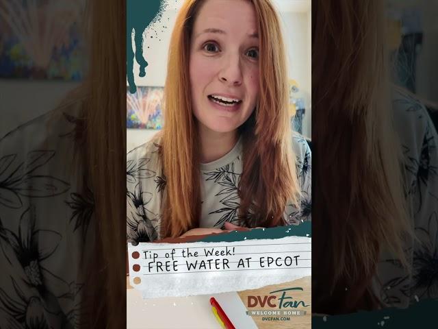  DVC Tip of the Week - Free Water at Disney!  #disneyparks #disneyvacationclub #traveltips