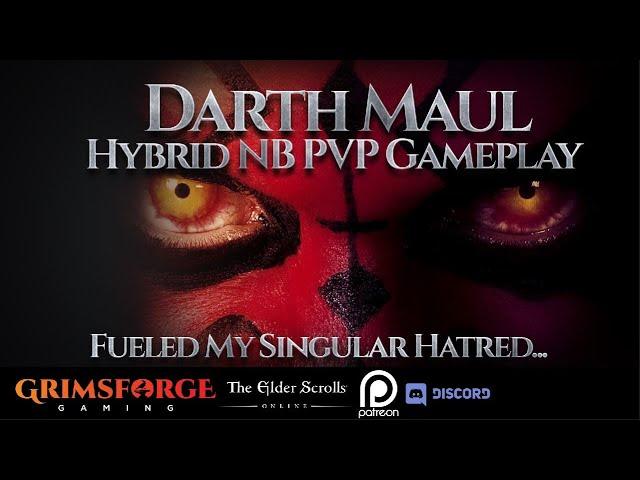 ESO Hybrid NB "Darth Maul" Gameplay. DW/Resto