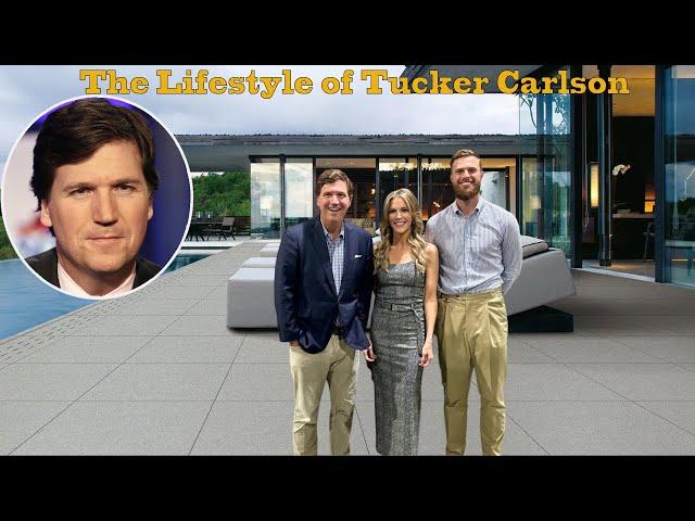 The Lifestyle of Tucker Carlson Wife, 4 Children, Age 56, Houses, Cars, Net Woth