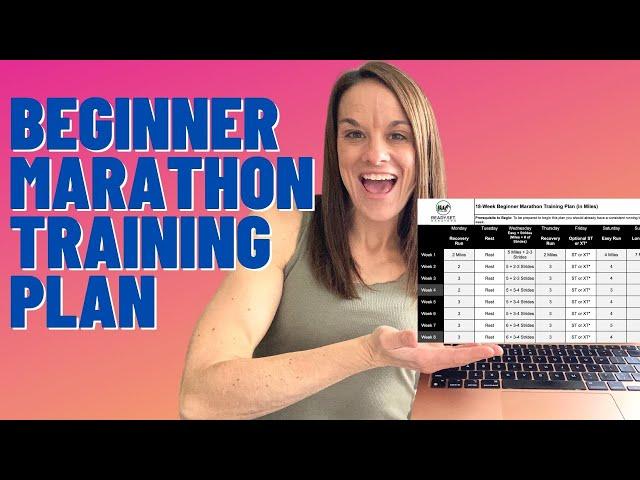 Beginner Marathon Plan - Free Download + Bonus Base Training