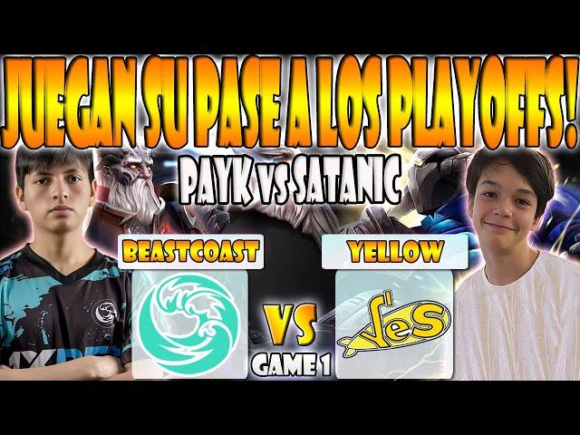 BEASTCOAST VS YELLOW SUBMARINE BO3[GAME 1]LUMPY, MOOZ VS SATANIC-ELITE LEAGUE SEASON 2- DOTA 2 - ESB