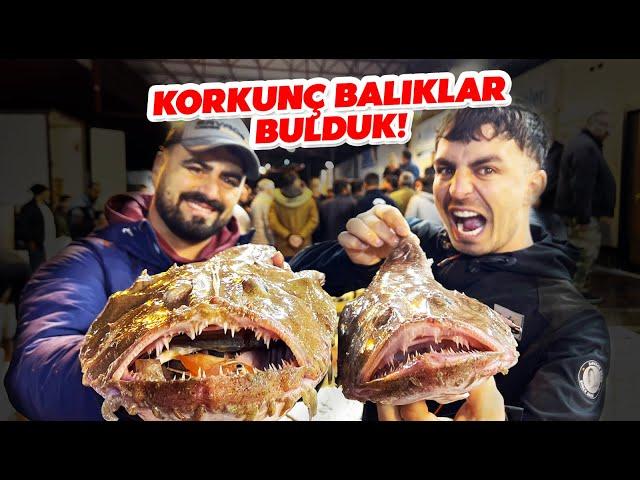 Deli Mi Ne İle Balık Mezatına Gittik  / Çok İlginç Balıklar !!