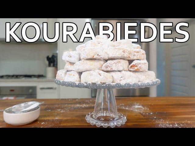 Traditional Kourabiedes (Mouth Melting!) Greek Christmas Cookies!