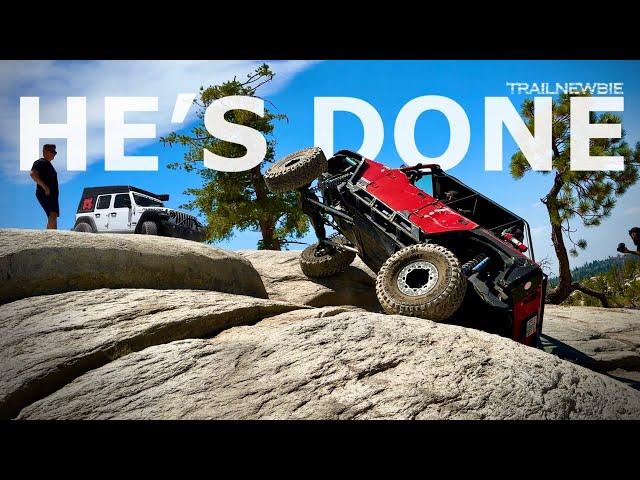 Overlander Meets Rock Crawling | Offroad in Sierra National Forest Near Bald Mountain California