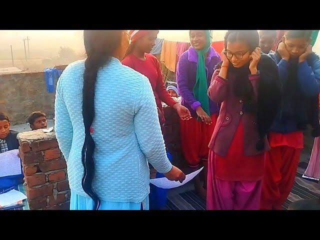 Girls uthak baithak punishment vlog video|tuition vlog video | daily vlog video#tuitionvlog #educat