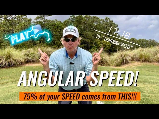 ANGULAR SPEED! 75% of your SPEED comes from THIS!!!