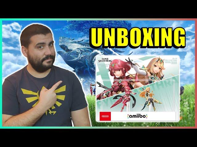 Unboxing Amiibo Pyra & Mythra - Super Smash Bros Ultimate - Xenoblade Chronicles 2