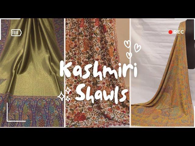 Kashmiri Shawl Designs 2024|| Embroidered Wool Shawl Designs|| Silk Shawls|| Latest Shawl Designs