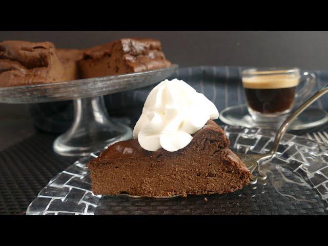 3 Ingredient Chocolate Cheesecake Without Flour and Gluten