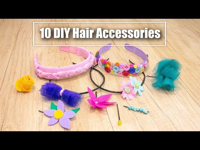 10 DIY hair accessories