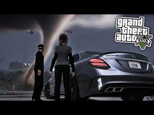 TORNADO IN LOS SANTOS!  - GTA 5 REAL LIFE MOD