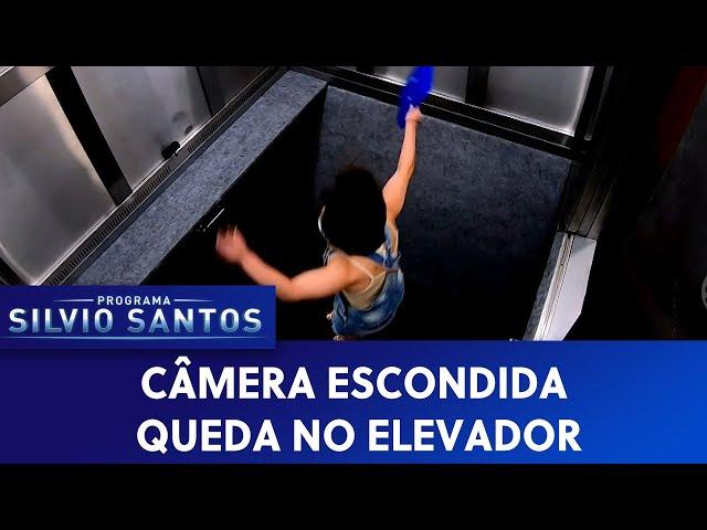 Queda no Elevador - Elevator Falling Down Pranks | Câmeras Escondidas (07/02/21)