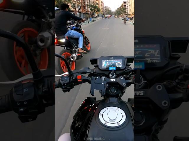 MT15 & TVS RAIDER  CORNERING||THINK RIDING|| #viral #shortvideo #trending #sidhumoosewala #shorts