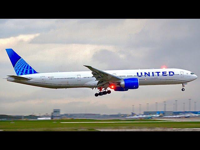 (4K) Beautiful Evening Plane Spotting at Chicago O'Hare Airport