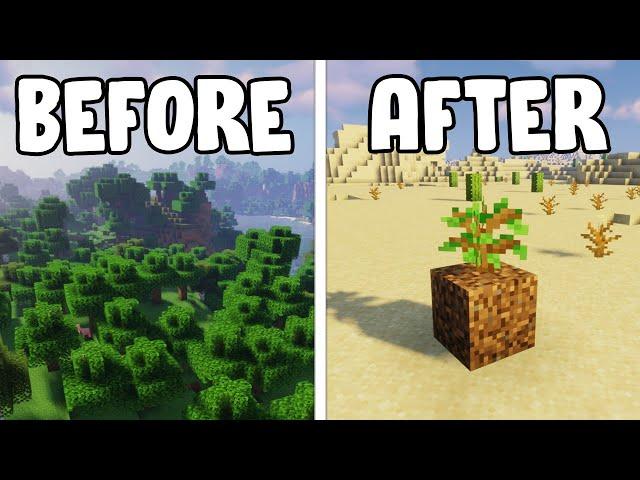 The Story of Minecraft's LAST SAPLING...