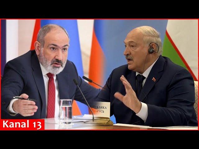 Altercation erupts between Lukashenko and Pashinyan at a meeting of Russia-dominated economic union