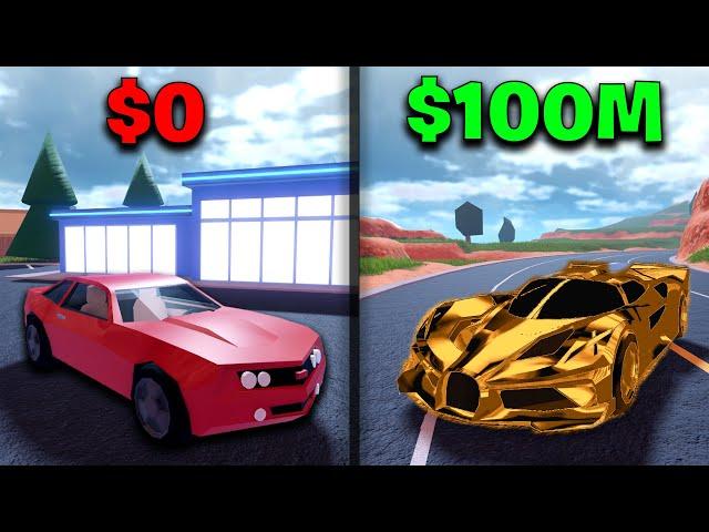 How I made 100M in 30 days in Roblox Jailbreak