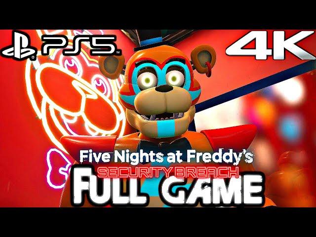 FNAF SECURITY BREACH Gameplay Walkthrough FULL GAME (4K 60FPS) No Commentary