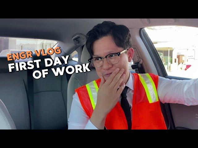 WHAT HAPPENED ON MY FIRST DAY OF JOB AS ENGINEER? | Civil Engineer Vlog 023