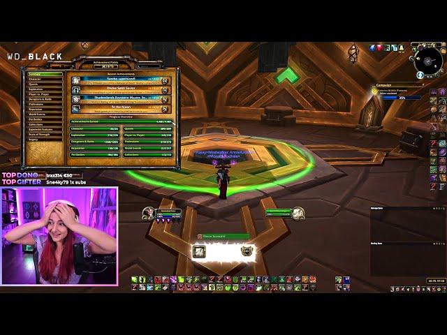 AnnieFuchsia just beat WoW (100% Achievements Completed)