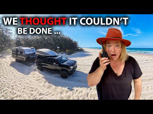 ️INSANE BEACH CAMPS IN QUEENSLAND|Living in a caravan