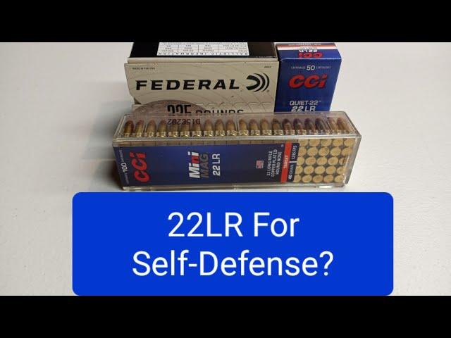 22LR For Self-Defense?  Yes!