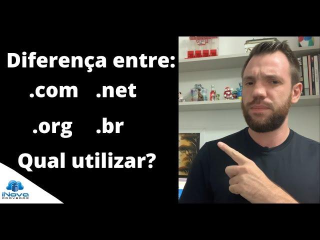 Diferença entre .com, .net, .org e .br. Qual utilizar?