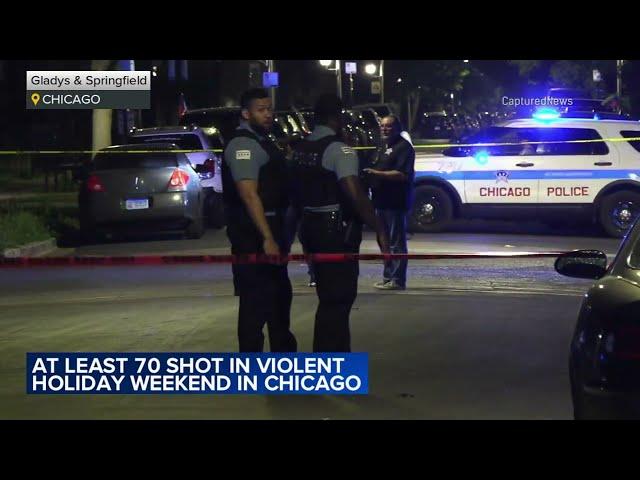 More than 70 shot in Chicago weekend shootings: police