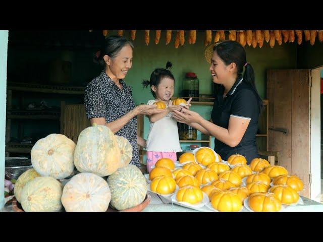 Mother-in-law and daughter-in-law: Sticky pumpkin transformed into a special dumpling