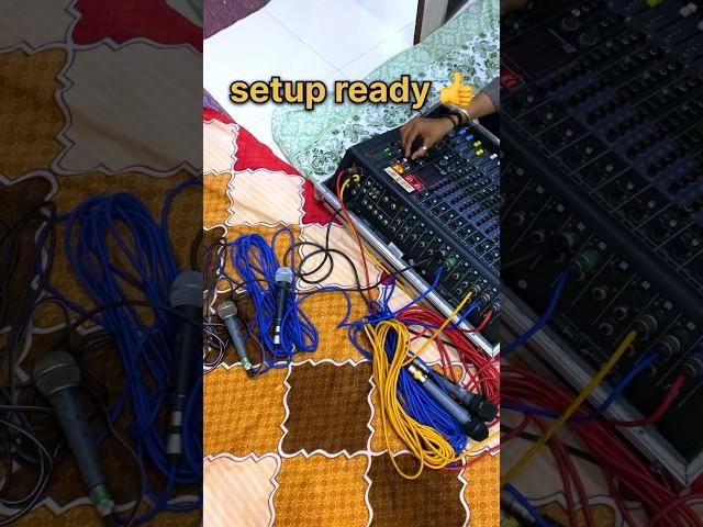 live program sound system setup#dj #shorts #vlog #minivlog #viralvideo #ytshots #youtubeshorts