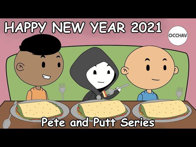 Happy New Year 2021 | Pete and Putt Series | Cartoon | short stories | OCCHAV