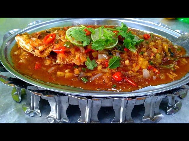 Resepi ikan siakap 3 rasa ala Thai || Rizal tomyam