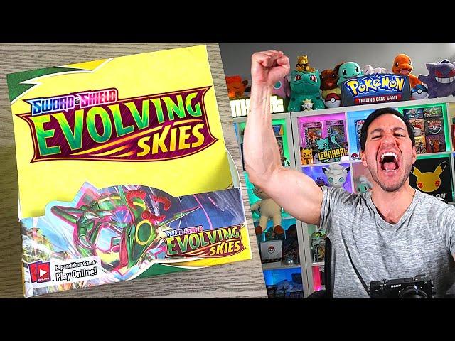 *MY BEST BOX!* Evolving Skies Pokemon Cards Opening!