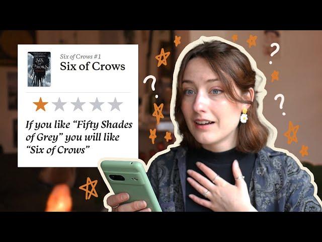reacting to 1 star reviews of books i love 