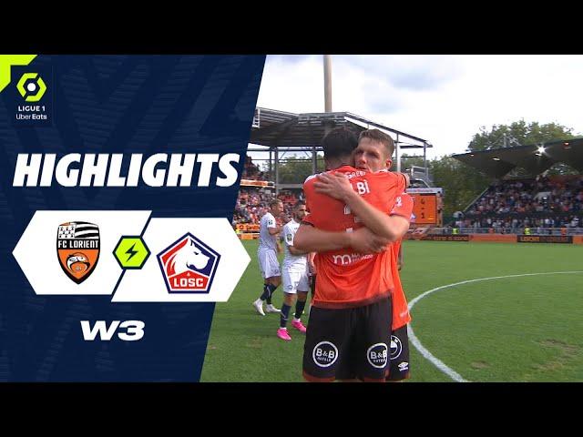 FC LORIENT - LOSC LILLE (4 - 1) - Highlights - (FCL - LOSC) / 2023-2024