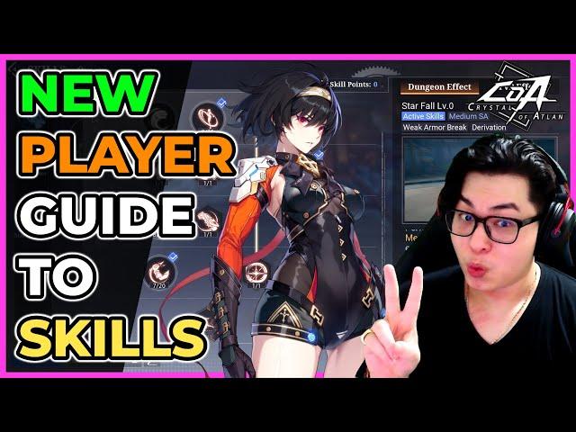 Crystal of Atlan Skill System Guide for Beginners - Master Your Skills Now!