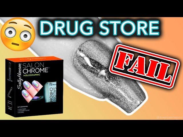 Drug Store Nail Powders FAIL (what the Sally Hansen?!)